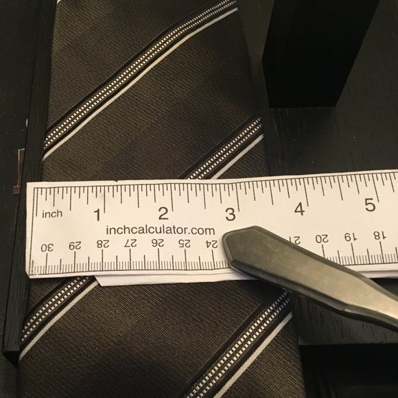 Dolce & Gabbana Forest Green Stripe Tie Shiny - Picture 4 of 4